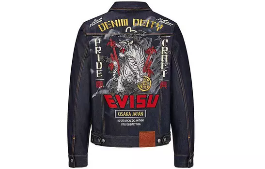 Джинсовая куртка мужская Evisu