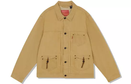 Джинсовая куртка мужская хаки Levis