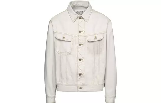 Джинсовая куртка мужская Ice White Maison Margiela, белый