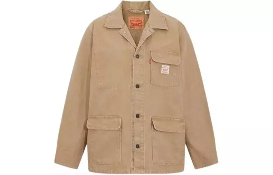 Джинсовая куртка мужская коричневый Levis