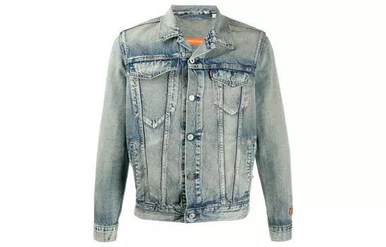 Джинсовая куртка мужская синий Heron Preston