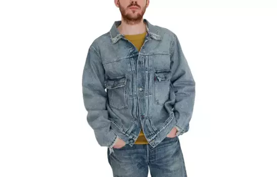 Джинсовая куртка мужская синий Levis