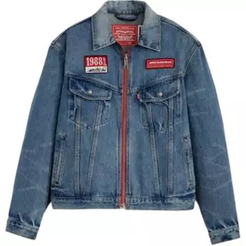 Джинсовая куртка мужская синий Levis