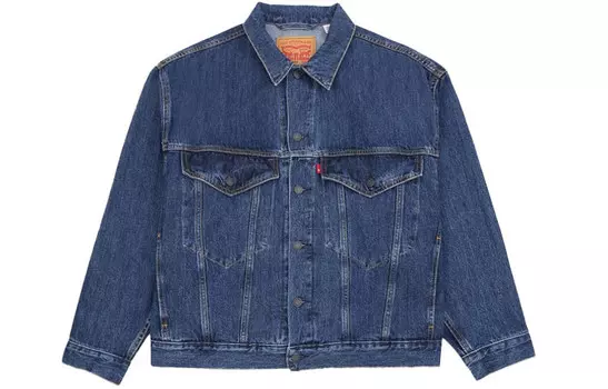 Джинсовая куртка мужская синий Levis