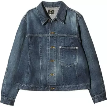 Джинсовая куртка мужская синий Needles