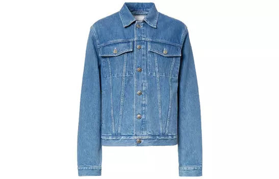 Джинсовая куртка мужская синяя Burberry, синий