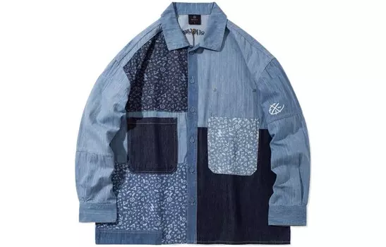 Джинсовая куртка мужская синяя Lining, синий