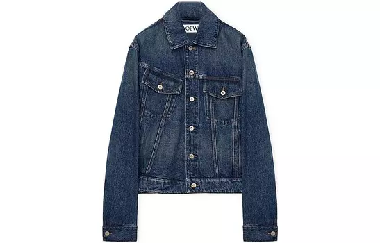 Джинсовая куртка мужская синяя Loewe, синий