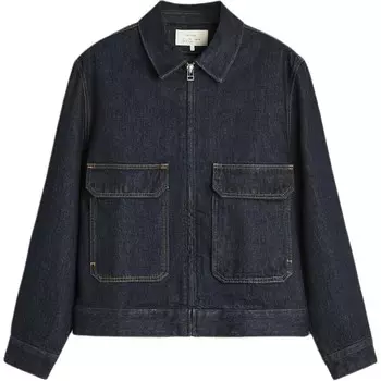 Джинсовая куртка мужская синяя Zara, синий