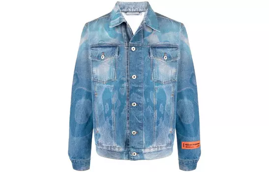 Джинсовая куртка мужская светло-синий Heron Preston