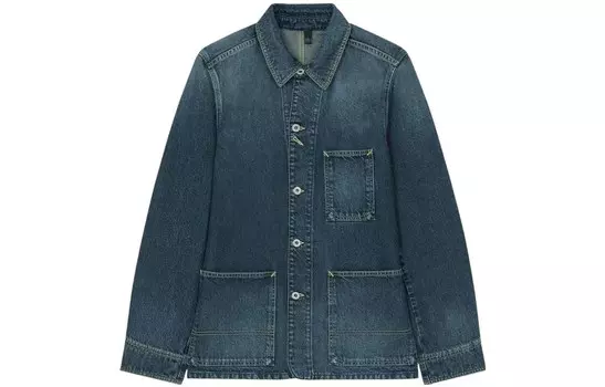 Джинсовая куртка мужская темно-синяя Kenzo, темно-синий