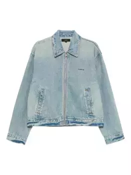 Джинсовая куртка на молнии Purple Brand, синий