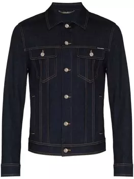 Джинсовая куртка на пуговицах Dolce & Gabbana, синий