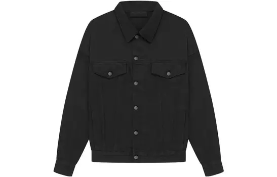 Джинсовая куртка на пуговицах Fear Of God Essentials, черный