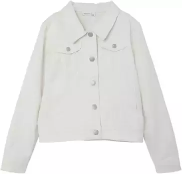 Джинсовая куртка Name It "NKFREJA TWILL JACKET 4160-YF NOOS", белый
