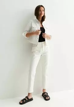 Джинсовая куртка New Look, белый