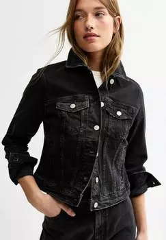 Джинсовая куртка New Look, черный