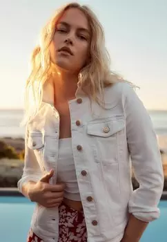 Джинсовая куртка Next, белый