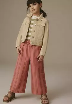 Джинсовая куртка Next, бежевый