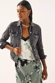 Джинсовая куртка Next, черный