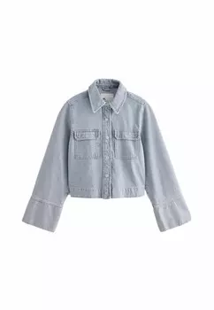 Джинсовая куртка Next, серый деним