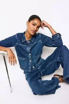 Джинсовая куртка Next, синий