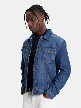 Джинсовая куртка обычного кроя 2IPC53GV8 United Colors Of Benetton, синий