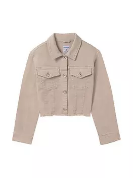 Джинсовая куртка обычного кроя 6406 Mayoral, бежевый