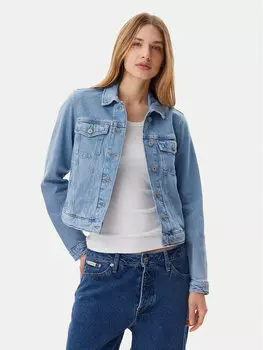 Джинсовая куртка обычного кроя DW0DW20123 Tommy Jeans, синий