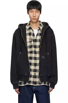 Джинсовая куртка Og active с заклёпками Carhartt Work In Progress, черный