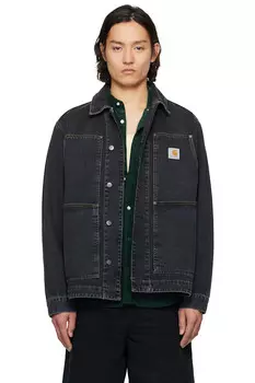 Джинсовая куртка Og double front с двумя карманами Carhartt Work In Progress, черный