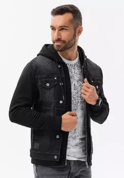 Джинсовая куртка Ombre, черный