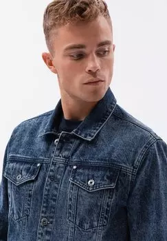 Джинсовая куртка Ombre, индиго