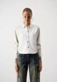 Джинсовая куртка ONLDREW SHACKET Only, бежевый