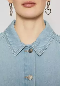 Джинсовая куртка Onljules Belt Jacket Only, светло-голубой деним