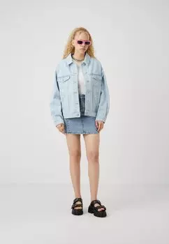 Джинсовая куртка Onlpenny Frill Jacket ONLY, светло-голубой деним