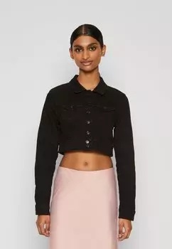 Джинсовая куртка ONLWESTA CROPPED ONLY Petite, цвет washed black