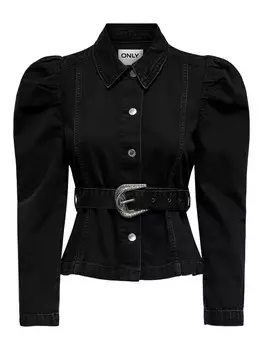 Джинсовая куртка ONLY Between-Season Jacket, черный
