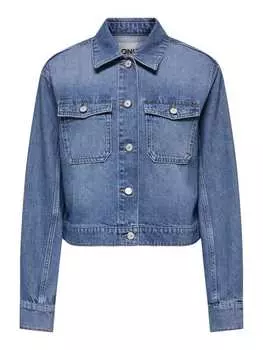 Джинсовая куртка ONLY, цвет medium blue denim