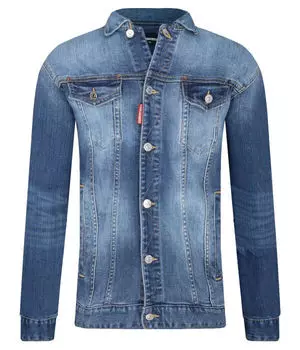 Джинсовая куртка Oversize fit Dsquared2, синий