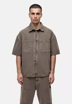 Джинсовая куртка OVERTAU GDP Good For Nothing, серо-коричневый