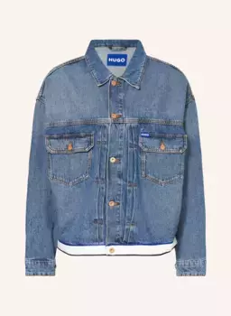 Джинсовая куртка оверсайз corso Hugo, синий