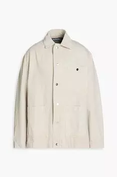 Джинсовая куртка оверсайз De Nimes JACQUEMUS, экру