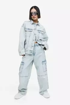 Джинсовая куртка оверсайз H&M