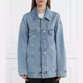 Джинсовая куртка оверсайз Hugo, синий