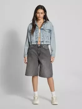 Джинсовая куртка оверсайз из смеси хлопка и лиоцелла Tommy Jeans, светло-голубой