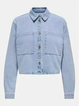 Джинсовая куртка оверсайз Marly 15338847 Jdy, голубой
