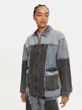 Джинсовая куртка оверсайз Rotate, синий