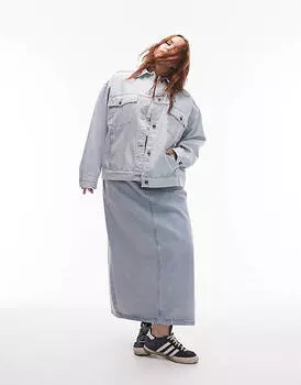 Джинсовая куртка оверсайз Topshop Curve