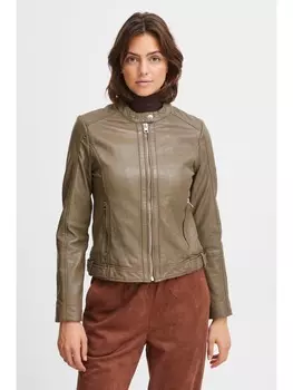 Джинсовая куртка Oxmo, коричневый